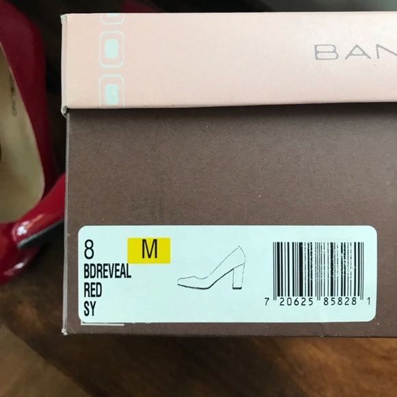 Bandolino Red Heeled Shoes Size 8 - Picture 5 of 5
